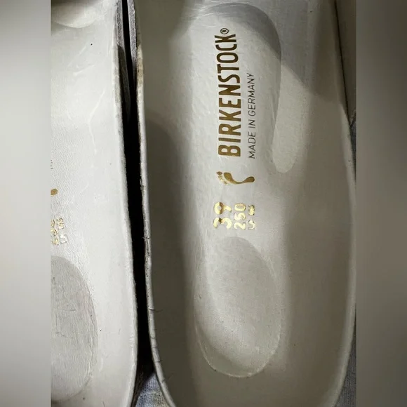 Birkenstock Cream Madrid Big Buckle Sandals Women’s Size EU39 US 8/8.5 - Picture 4 of 6